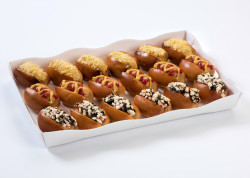 trilogie de 18 mini hot-dogs